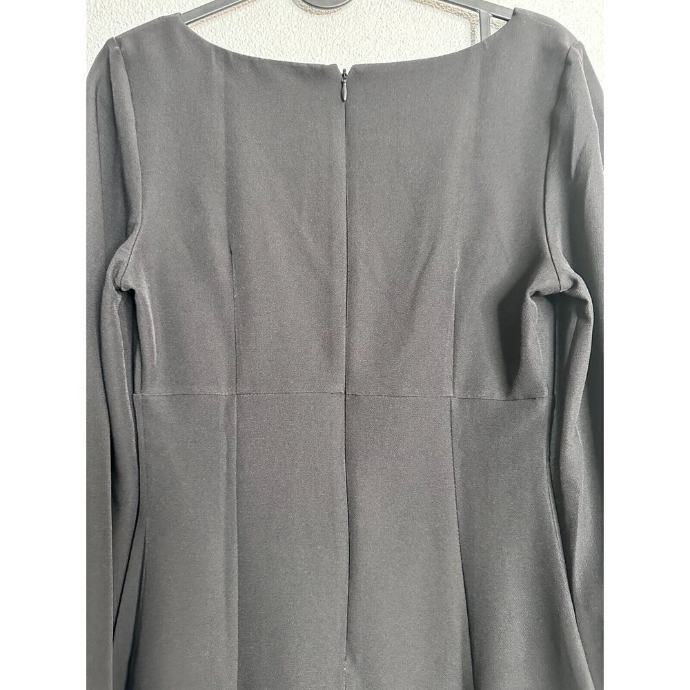 Elagia Women's Black Long Formal Dress Size S Long Sleeve - Picture 8 of 14